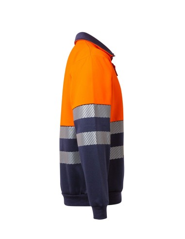 SUDADERA BICOLOR CREMALLERA RS VELILLA 305703