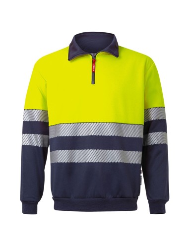 SUDADERA BICOLOR CREMALLERA RS VELILLA 305703