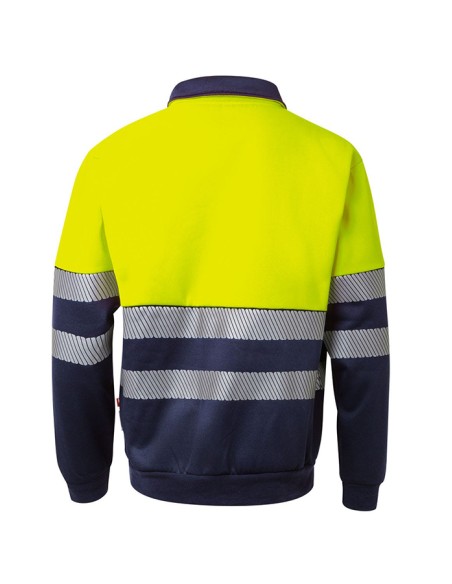 SUDADERA BICOLOR CREMALLERA RS VELILLA 305703