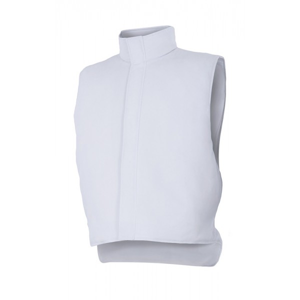 Chaleco blanco de frio para alimentacionVELILLA 255901 Talla S