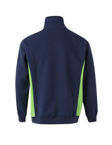 SUDADERA 105704 MEDIA CREMALLERA BICOLOR