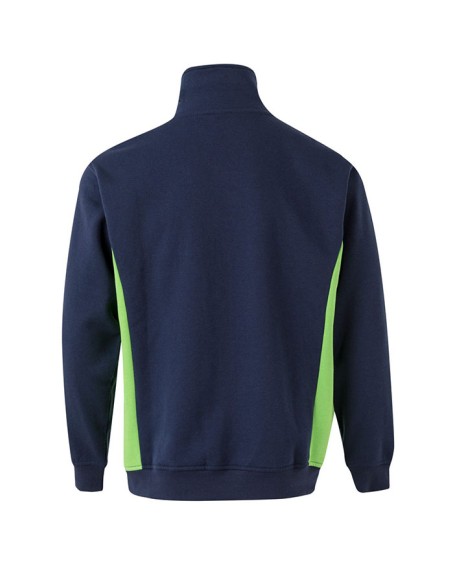 SUDADERA 105704 MEDIA CREMALLERA BICOLOR