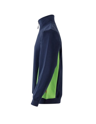 SUDADERA 105704 MEDIA CREMALLERA BICOLOR