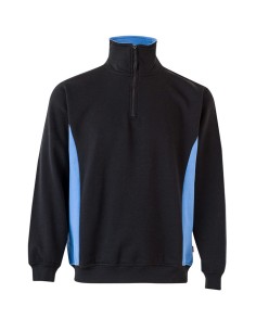 SUDADERA 105704 MEDIA CREMALLERA BICOLOR 2