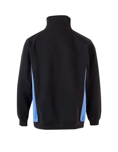 SUDADERA 105704 MEDIA CREMALLERA BICOLOR