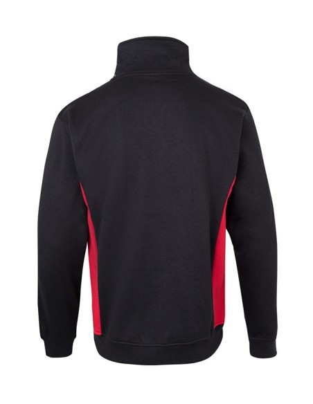 SUDADERA 105704 MEDIA CREMALLERA BICOLOR