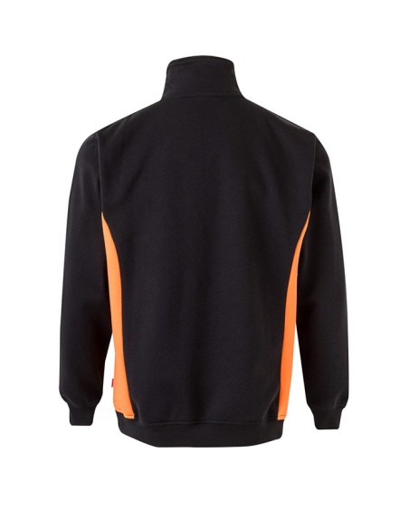 SUDADERA 105704 MEDIA CREMALLERA BICOLOR