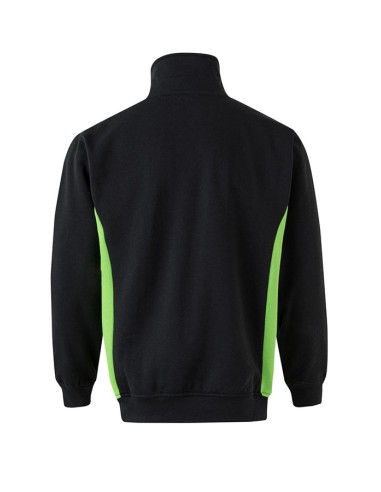 SUDADERA 105704 MEDIA CREMALLERA BICOLOR