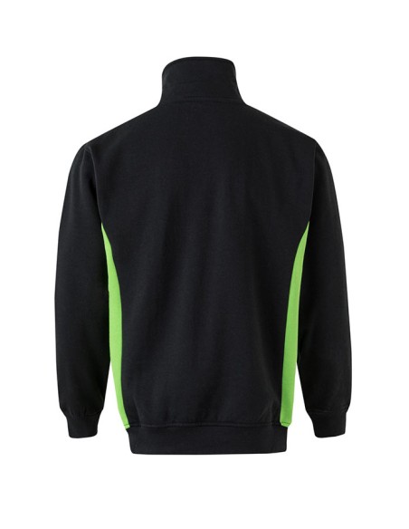SUDADERA 105704 MEDIA CREMALLERA BICOLOR