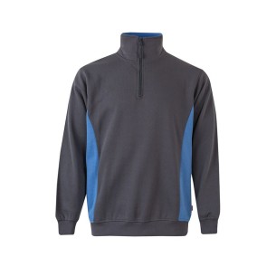 SUDADERA 105704 MEDIA CREMALLERA BICOLOR 2