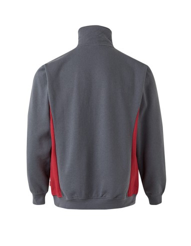 SUDADERA 105704 MEDIA CREMALLERA BICOLOR