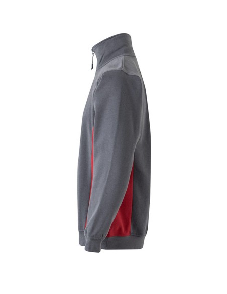 SUDADERA 105704 MEDIA CREMALLERA BICOLOR