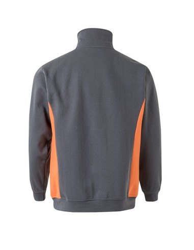 SUDADERA 105704 MEDIA CREMALLERA BICOLOR