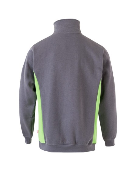 SUDADERA 105704 MEDIA CREMALLERA BICOLOR