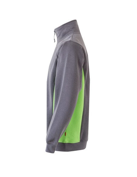 SUDADERA 105704 MEDIA CREMALLERA BICOLOR