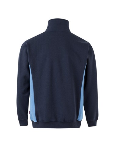 SUDADERA 105704 MEDIA CREMALLERA BICOLOR