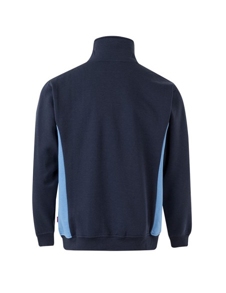 SUDADERA 105704 MEDIA CREMALLERA BICOLOR