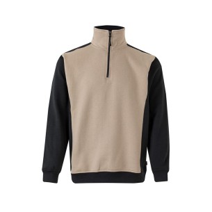 SUDADERA VELILLA 105703 BICOLOR CON MEDIA CREMALLERA 2