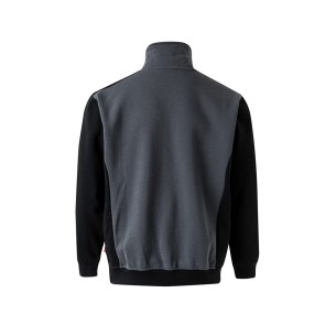 SUDADERA VELILLA 105703 BICOLOR CON MEDIA CREMALLERA 2