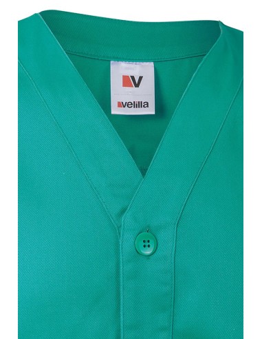 CHAQUETA PIJAMA ABOTONADA MANGA CORTA VELILLA...
