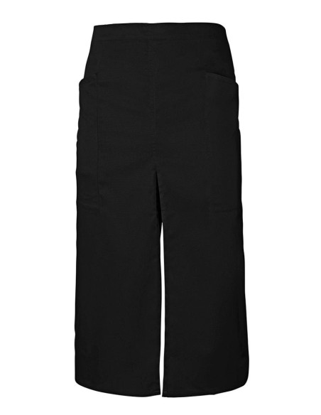 DELANTAL VELILLA 404209 LARGO CON ABERTURA Y BOLSILLO