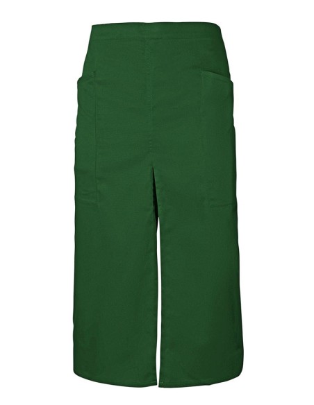 DELANTAL VELILLA 404209 LARGO CON ABERTURA Y BOLSILLO