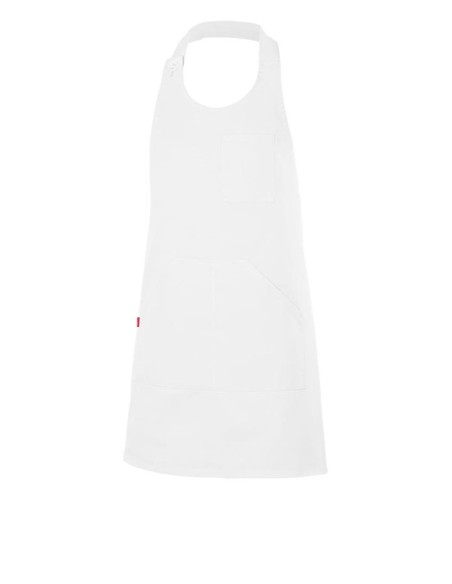 DELANTAL VELILLA 404212 PETO ABOTONADO CORTO