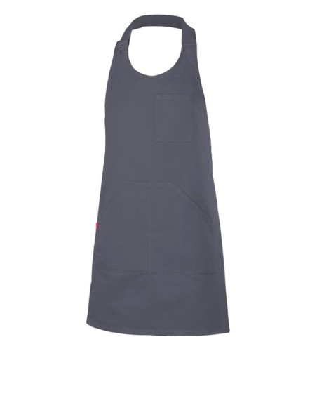 DELANTAL VELILLA 404212 PETO ABOTONADO CORTO