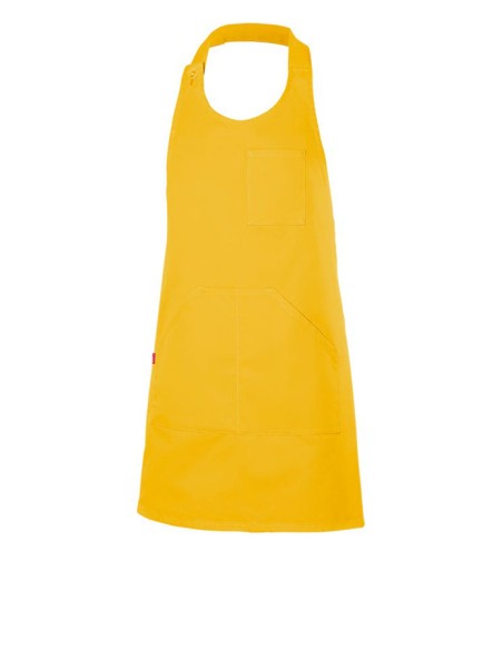 DELANTAL VELILLA 404212 PETO ABOTONADO CORTO