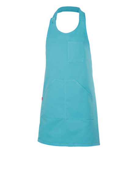 DELANTAL VELILLA 404212 PETO ABOTONADO CORTO