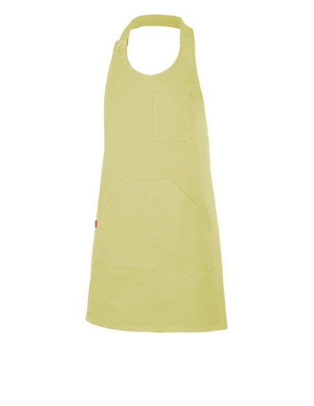 DELANTAL VELILLA 404212 PETO ABOTONADO CORTO