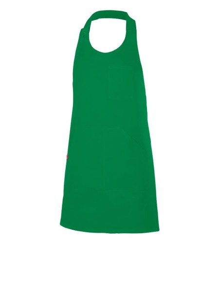 DELANTAL VELILLA 404212 PETO ABOTONADO CORTO