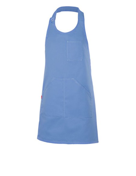 DELANTAL VELILLA 404212 PETO ABOTONADO CORTO