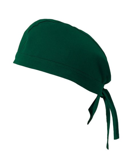 GORRO CON TIRAS VELILLA Verde oscuro