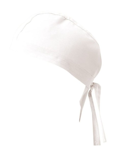 GORRO CON TIRAS VELILLA Blanco