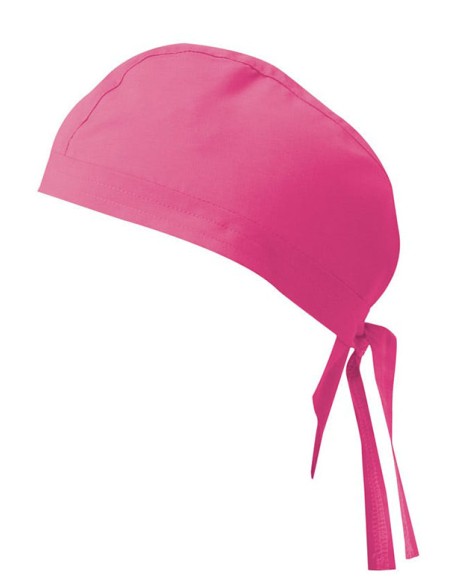 GORRO CON TIRAS VELILLA Rosa
