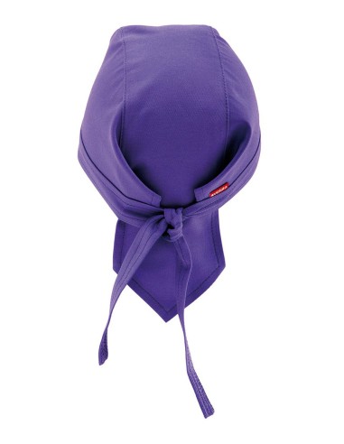 GORRO CON TIRAS VELILLA Morado 2