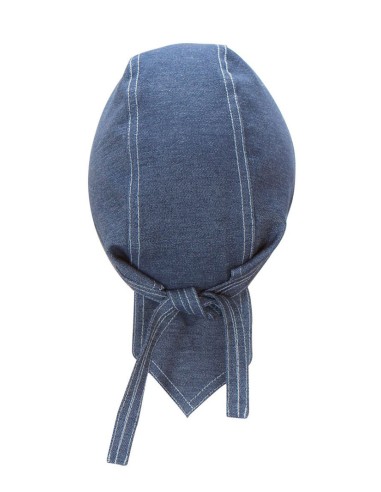 GORRO VELILLA DENIM CON TIRAS