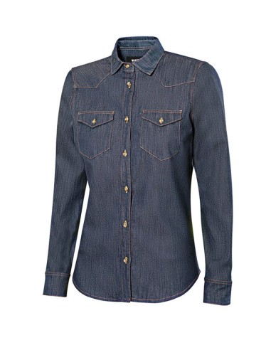 CAMISA 405007S DENIM STRETCH MUJER