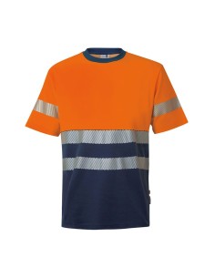 CAMISETA 305509 BICOLOR ALGODÓN AV CINTA SEGMENTADA