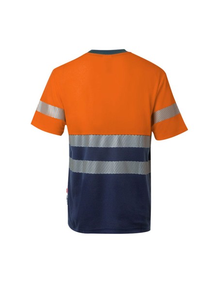 CAMISETA 305509 BICOLOR ALGODÓN AV CINTA SEGMENTADA