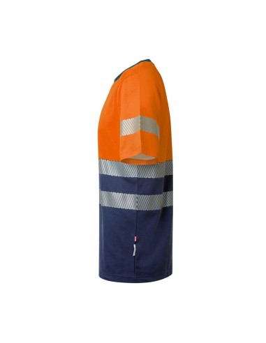 CAMISETA 305509 BICOLOR ALGODÓN AV CINTA...