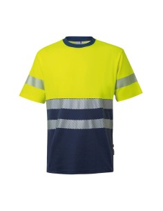 CAMISETA 305509 BICOLOR ALGODÓN AV CINTA SEGMENTADA 2