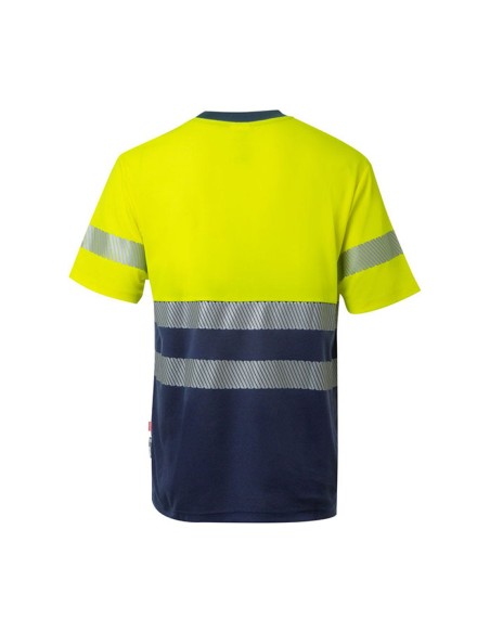 CAMISETA 305509 BICOLOR ALGODÓN AV CINTA SEGMENTADA