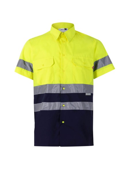 CAMISA BICOLOR MC AV VELILLA 142