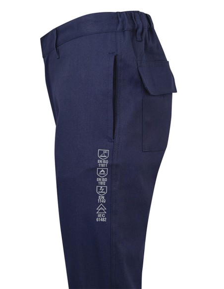 PANTALON VELILLA IGNIFUGO-ANTIESTÁTICO 603001