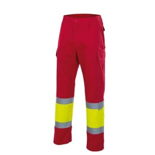 PANTALON DE ALTA VISIBILIDAD COMBINADO CON FORRO INTERIOR PARA FRIO VELILLA 156. 2