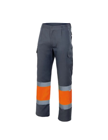 Pantalón con forro interior para frio de alta visibilidad combinado Velilla 156