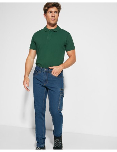 PANTALÓN VAQUERO RAPTOR ELÁSTICO MULTIBOLSILLOS