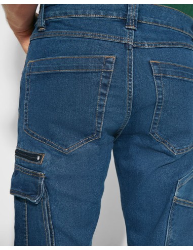 PANTALÓN VAQUERO RAPTOR ELÁSTICO MULTIBOLSILLOS